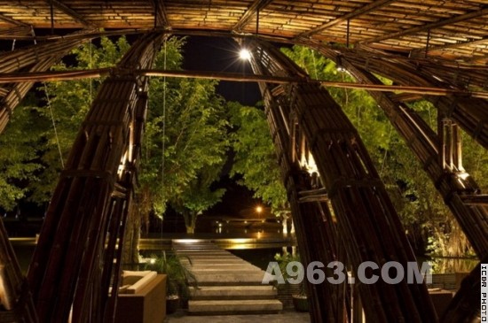 用竹子架起的空间——越南河内的竹结构建筑设计