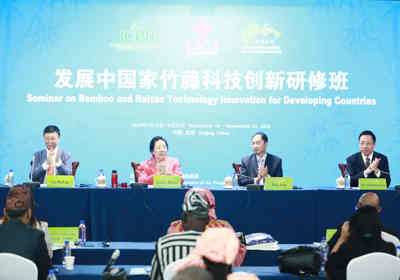 九国学员共促绿色发展与南南合作——发展中国家竹藤科技创新研修班在京开班