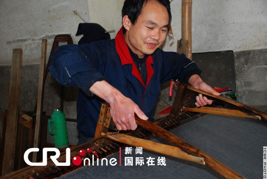 中国传统竹纸元书纸的制作过程